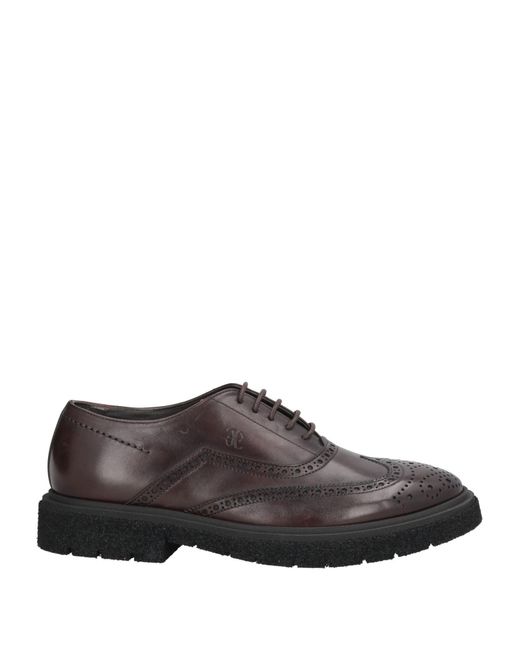 Fabi Dark Lace-Up Shoes Leather in Brown for Men Lyst UK