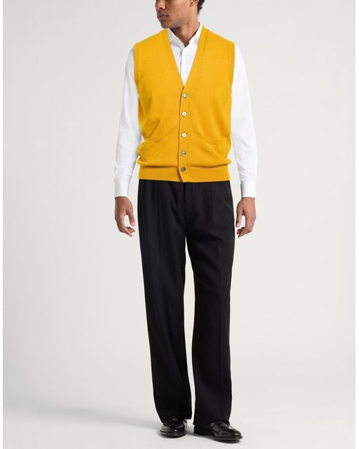 Drumohr Yellow Cardigans for men