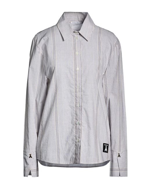 Patrizia Pepe Gray Shirt Cotton