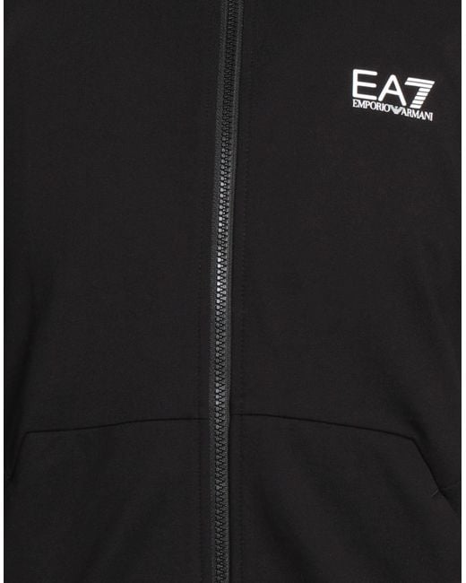 EA7 Black Sweatshirts for men