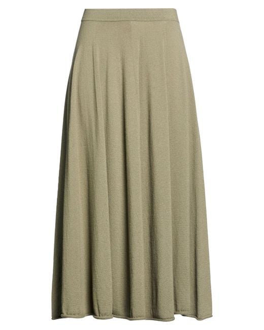 Gentry Portofino Green Midi Skirt