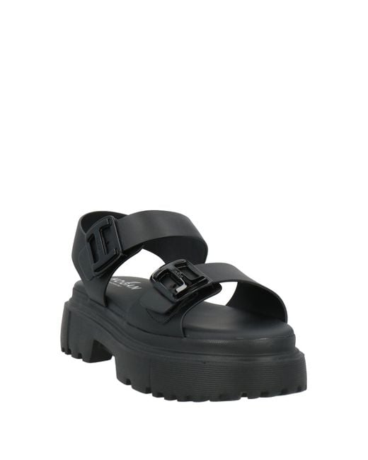 Hogan Black Sandals