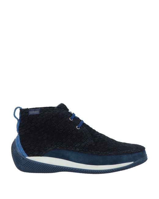 Lo.white Blue Ankle Boots for men