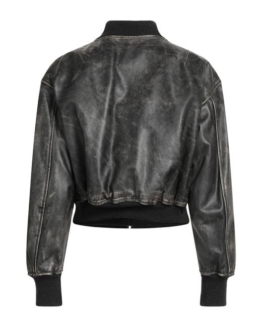 Acne Black Jacket Cowhide