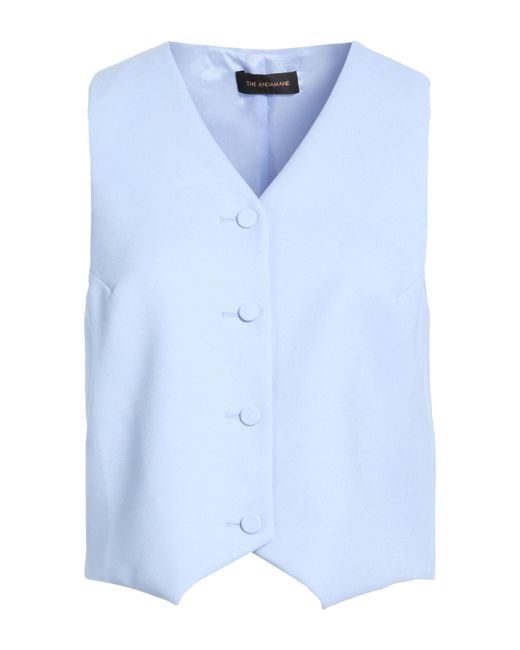 ANDAMANE Blue Tailored Vests