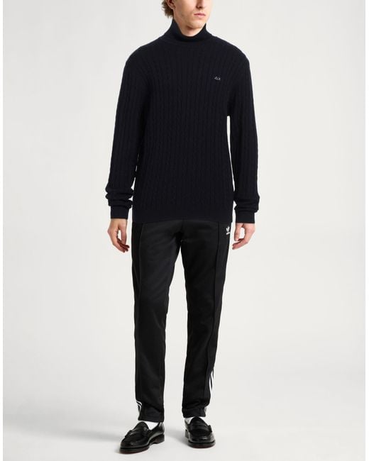Sun 68 Blue Turtleneck for men