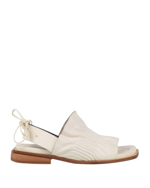 Malloni White Sandals