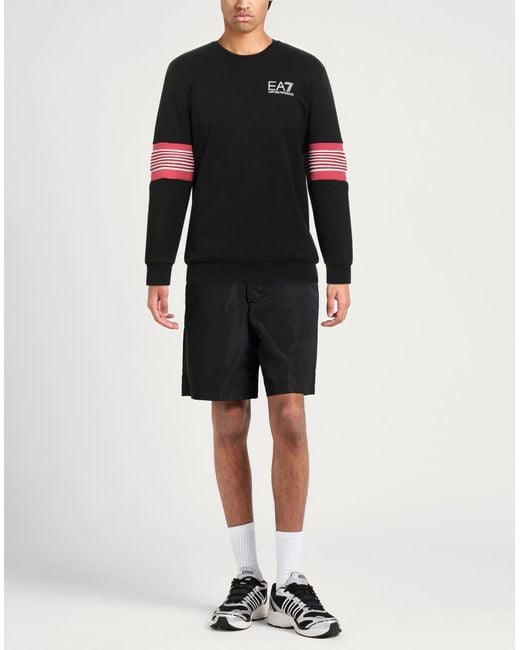 EA7 Black Sweatshirt for men