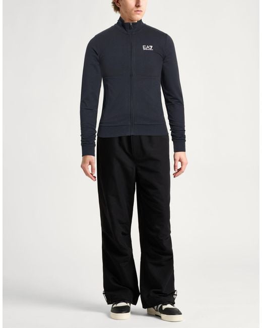 EA7 Blue Sweatshirts for men