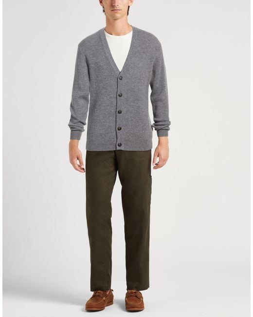 Manuel Ritz Gray Cardigan for men