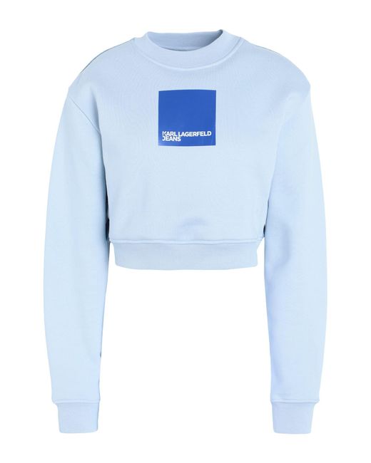 Karl Lagerfeld Blue Sweatshirt mit Logo