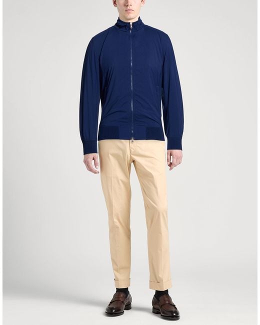 Barba Napoli Blue Jacket Polyester for men