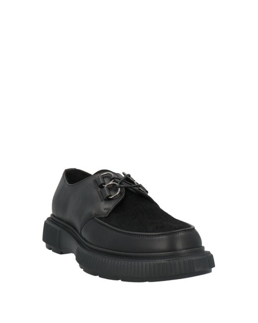 MICH SIMON Black Lace-up Shoes for men