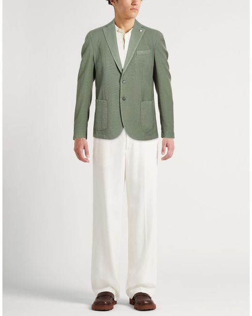 L.b.m. 1911 Green Blazers for men
