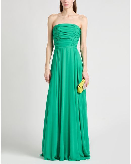 ATELIER LEGORA Green Maxi-Kleid
