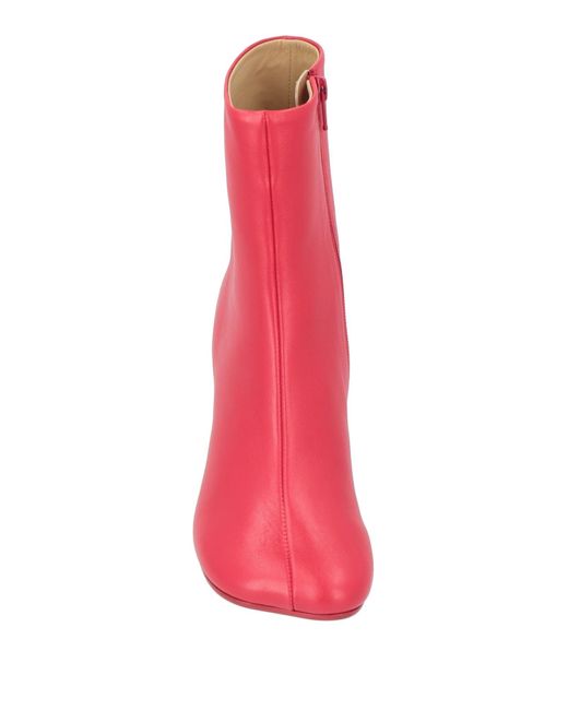 MM6 by Maison Margiela Pink Ankle Boots