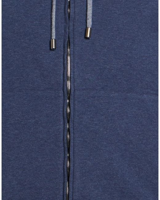 Canali Blue Sweatshirt Cotton, Elastane for men