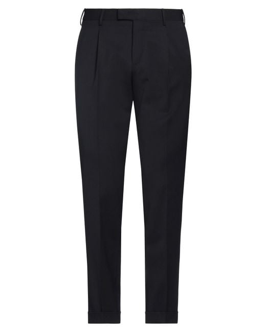 PT Torino Blue Pants Polyester, Wool, Elastane for men