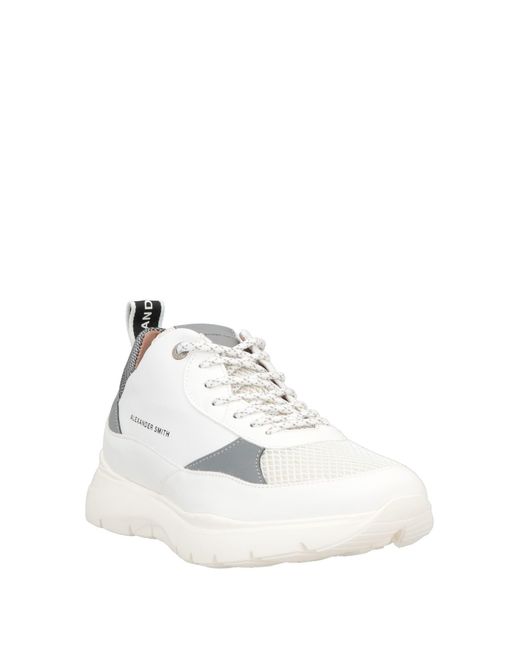 Alexander Smith White Trainers for men