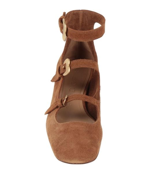 A.Bocca Brown Ballet Flats