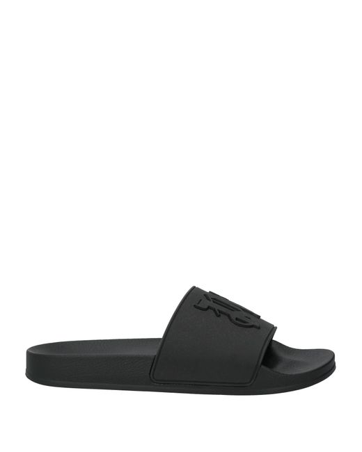 Palm Angels Black Sandals for men