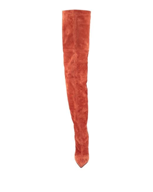 Le Silla Red Rust Boot Leather