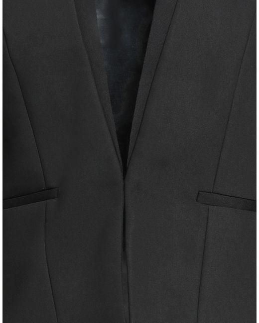 Naf Naf Black Jacket Cotton, Polyester, Elastane