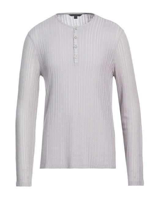 John Varvatos Gray Sweater Viscose, Wool for men