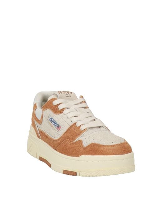 Autry Natural Lime Sneakers Leather