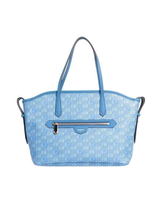 Moreau Paris Blue Handbag Leather