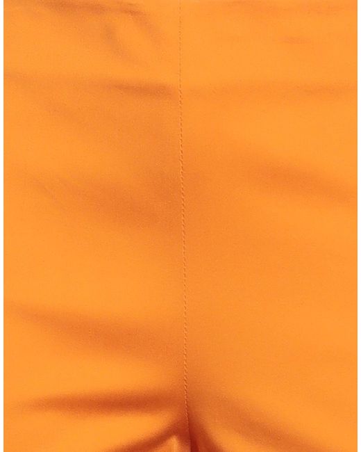 Clips More Orange Pants Cotton, Elastane