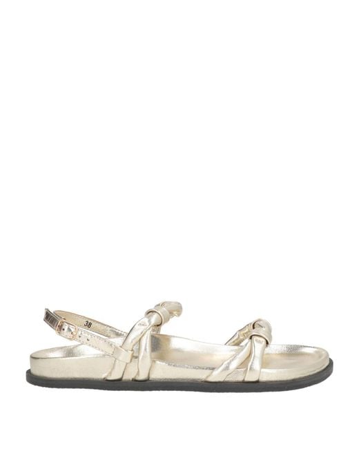 Elena Iachi White Sandals Leather