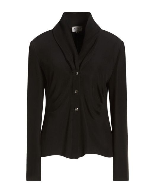 Armani Collezioni Black Jacket Virgin Wool, Polyester, Elastane