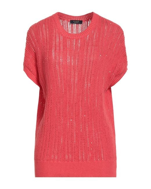 Peserico Pink Sweater Cotton, Polyester