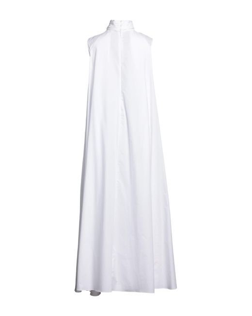 Rochas White Midi Dress