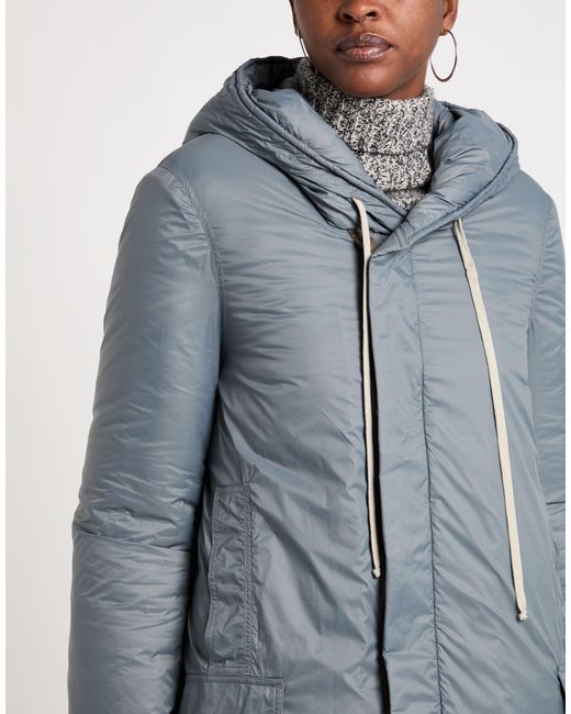 Rick Owens Blue Coat Polyamide
