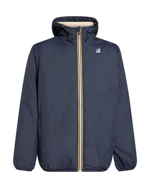 K-Way Blue Jackets for men