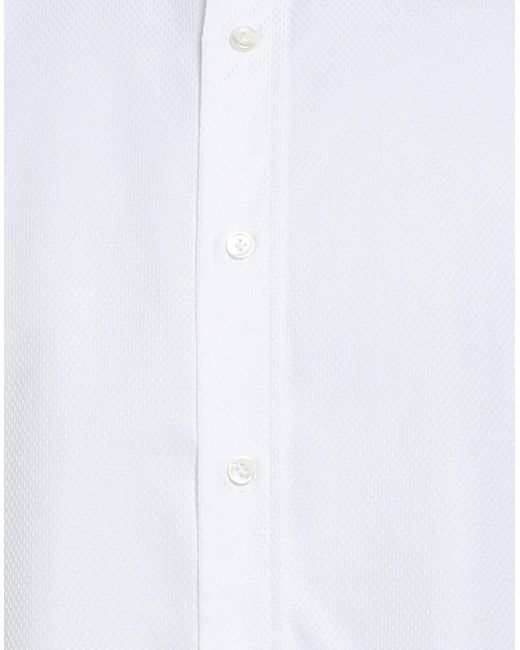 Carrel White Shirt Cotton for men