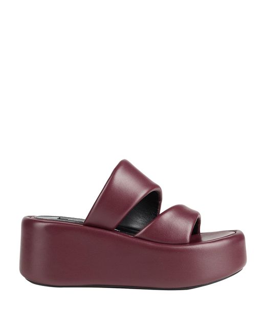 Sergio Rossi Purple Sandals Leather