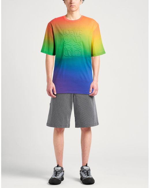 Loewe Green T-Shirt Cotton for men