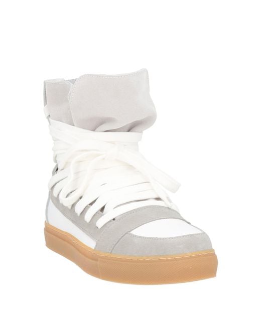 Kris Van Assche White Sneakers Leather for men