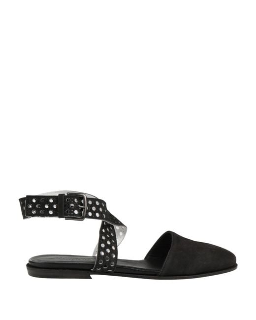 Pantanetti Black Ballet Flats
