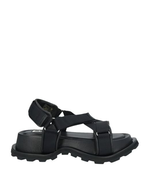 Jil Sander Black Sandale