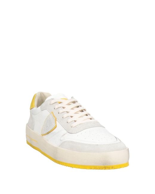 Philippe Model White Trainers for men