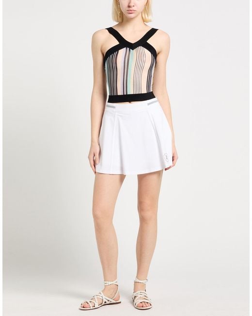 Brunello Cucinelli White Mini Skirt