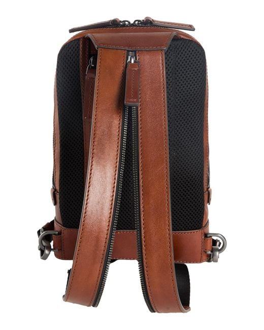 The Bridge Brown Backpack Cow Leather for men