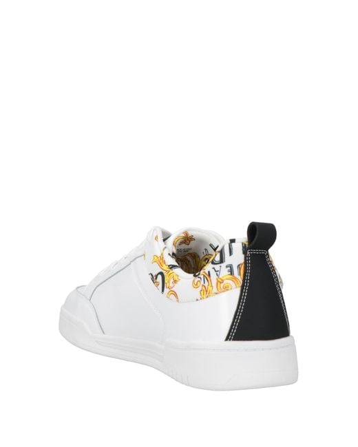 Versace White Sneakers Leather for men
