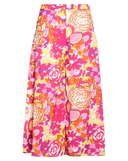 Hanita Pink Fuchsia Pants Polyester