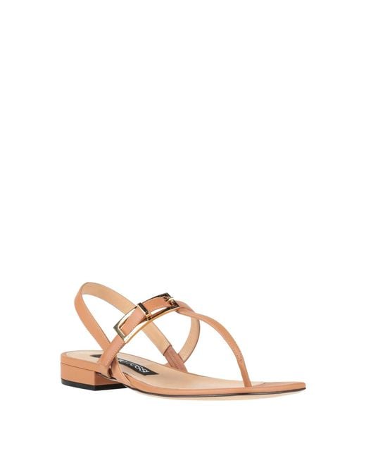 Sergio Rossi Natural Thong Sandal