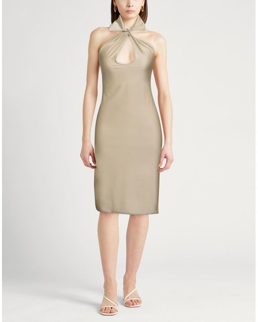 Coperni Natural Midi Dress